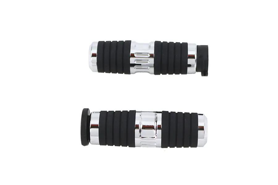 V-Twin Hand Grip Set Chrome for Harley Davidson FLT Models by V-Twin