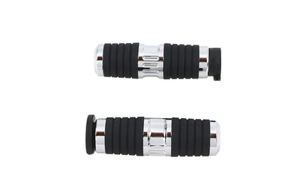 V-Twin Hand Grip Set Chrome for Harley Davidson FLT Models by V-Twin