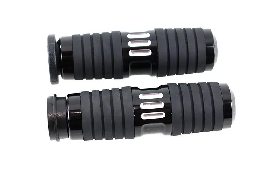 V-Twin Hand Grip Set in Black for Harley Davidson FLT Models (Part #78497B) by V-Twin