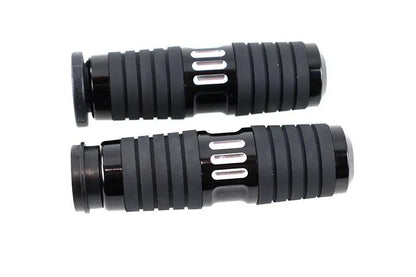 V-Twin Hand Grip Set in Black for Harley Davidson FLT Models (Part #78497B) by V-Twin