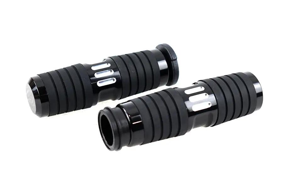 V-Twin Hand Grip Set in Black for Harley Davidson FLT Models (Part #78497B) by V-Twin