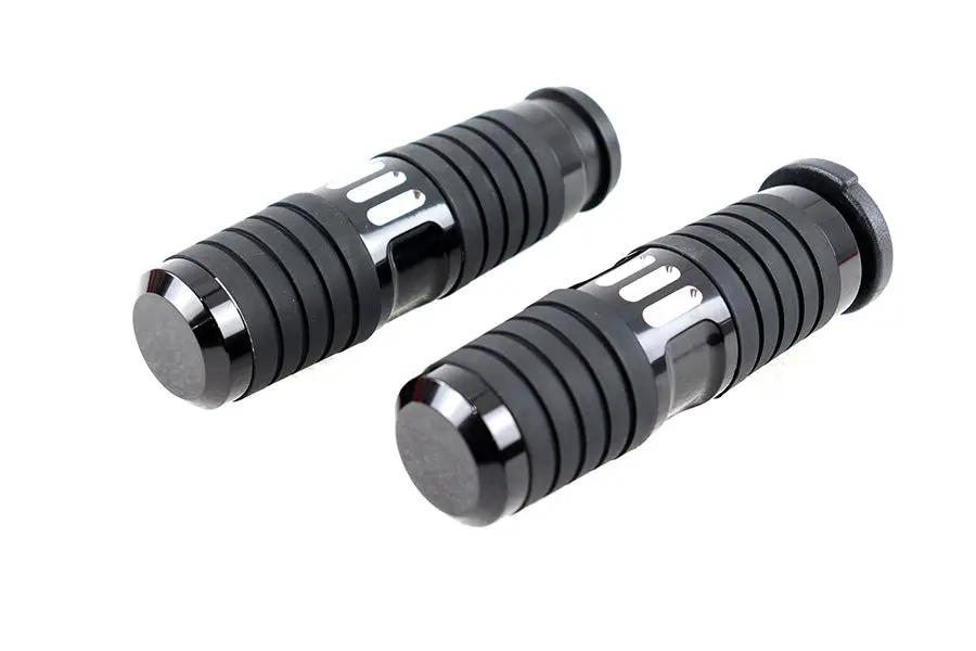 V-Twin Hand Grip Set in Black for Harley Davidson FLT Models (Part #78497B) by V-Twin