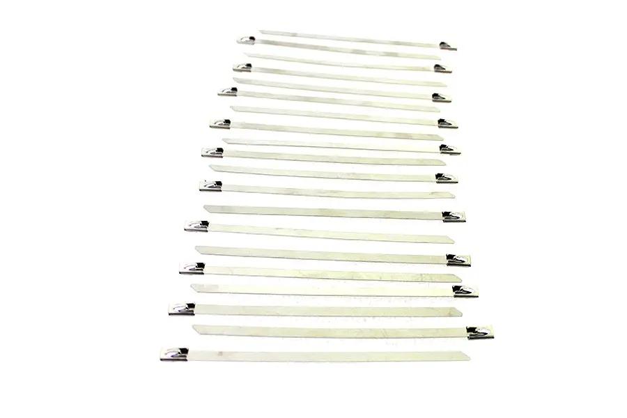 V-Twin 40205A Stainless Steel Cable Ties - Pack of 20 by V-Twin