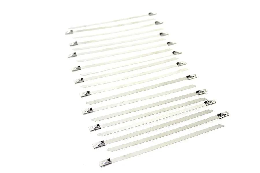 V-Twin 40205A Stainless Steel Cable Ties - Pack of 20 by V-Twin