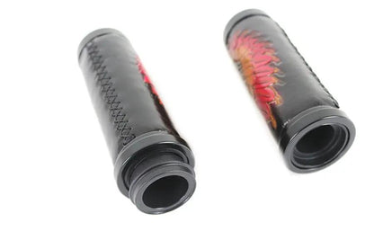V-Twin Indian Throttle By Wire Grip Set with Black Ends for Harley Davidson FLT Models by V-Twin