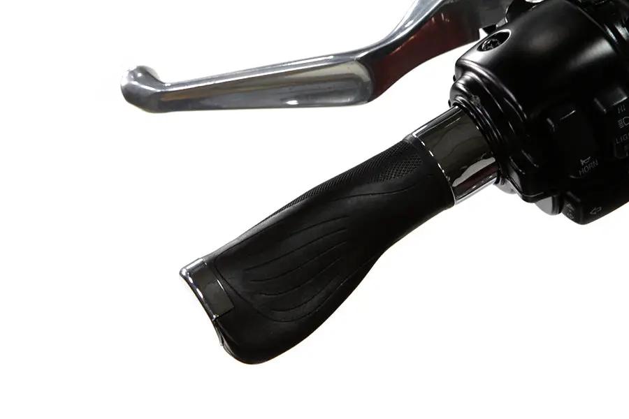 V-Twin Wyatt Gatling Donkey Style Handlebar Grip Set for Harley Davidson Models by V-Twin