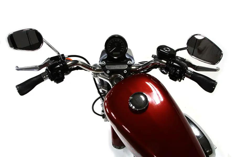 V-Twin Wyatt Gatling Donkey Style Handlebar Grip Set for Harley Davidson Models by V-Twin