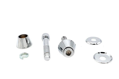 V-Twin Tapered Cone Riser Kit Chrome – 3 Inch Bolt Set for Motorcycle Riser Enhancement by V-Twin