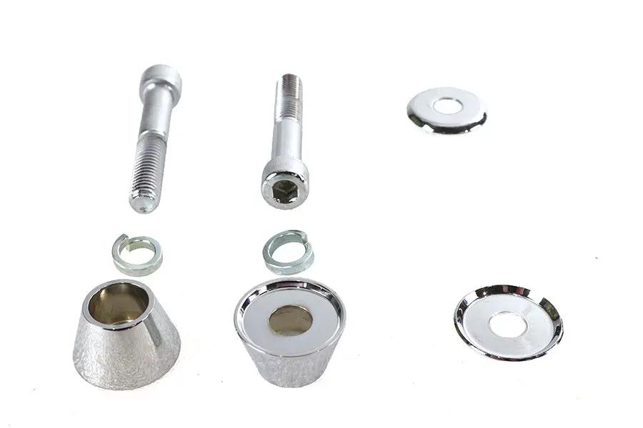 V-Twin Cone Head Riser Mount Kit with Chrome Billet Design - Part 28-0951 by V-Twin