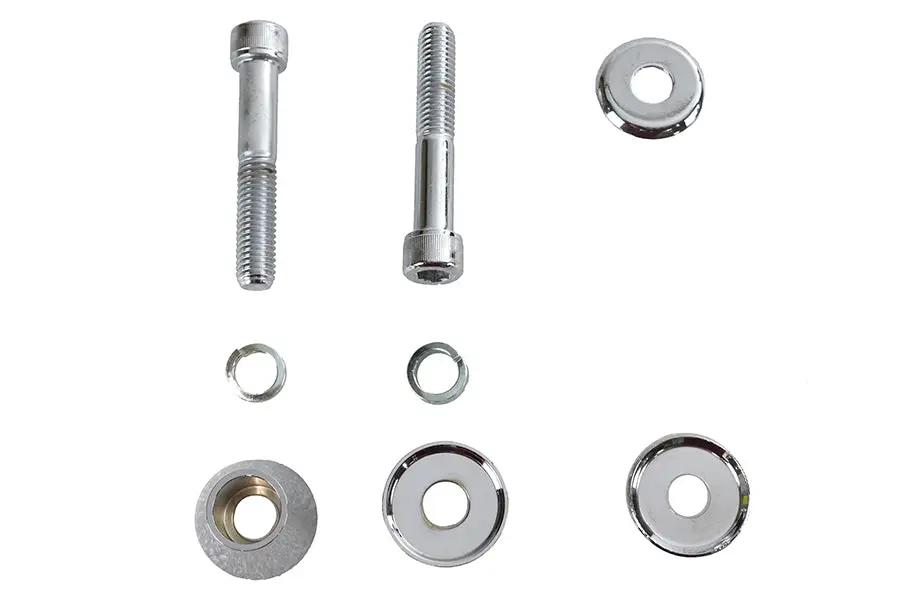 V-Twin Cone Head Riser Mount Kit with Chrome Billet Design - Part 28-0951 by V-Twin