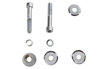 V-Twin Cone Head Riser Mount Kit with Chrome Billet Design - Part 28-0951 by V-Twin