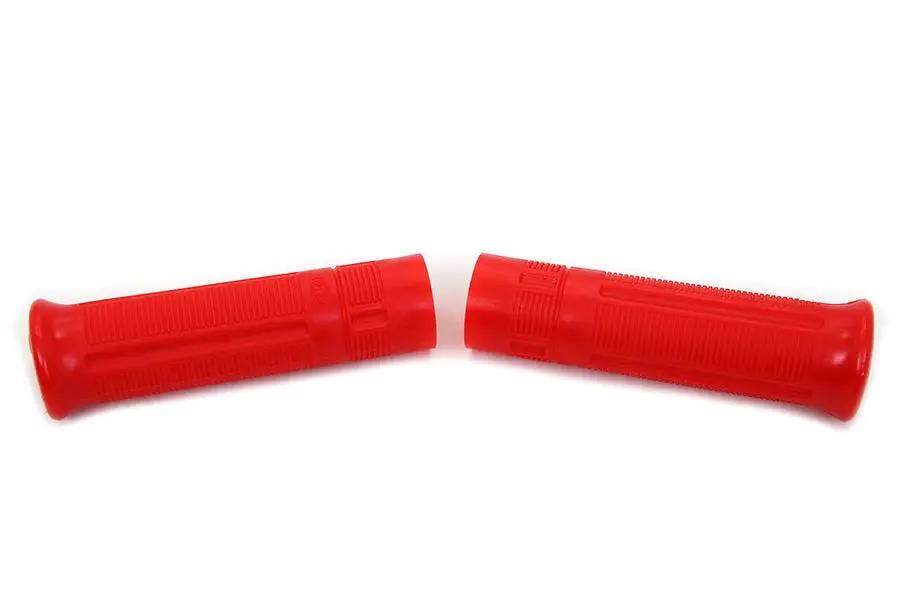 V-Twin Red Beck Plastic Grip Set for 1936-1952 Indian Chiefs by V-Twin