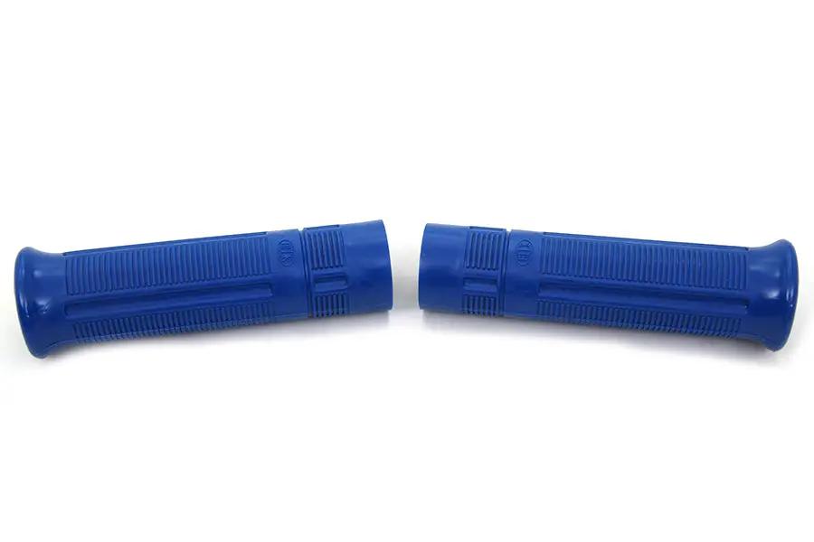 V-Twin Blue Beck Plastic Grip Set for Harley Davidson J Models 1915-1924 by V-Twin