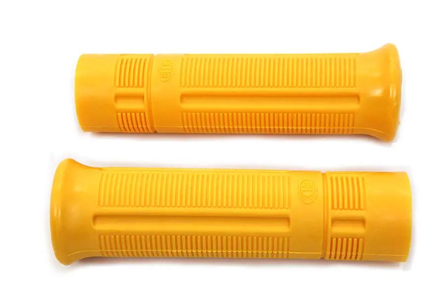 V-Twin Yellow Beck Plastic Grip Set for Indian Chiefs and Harley Davidson J Models by V-Twin