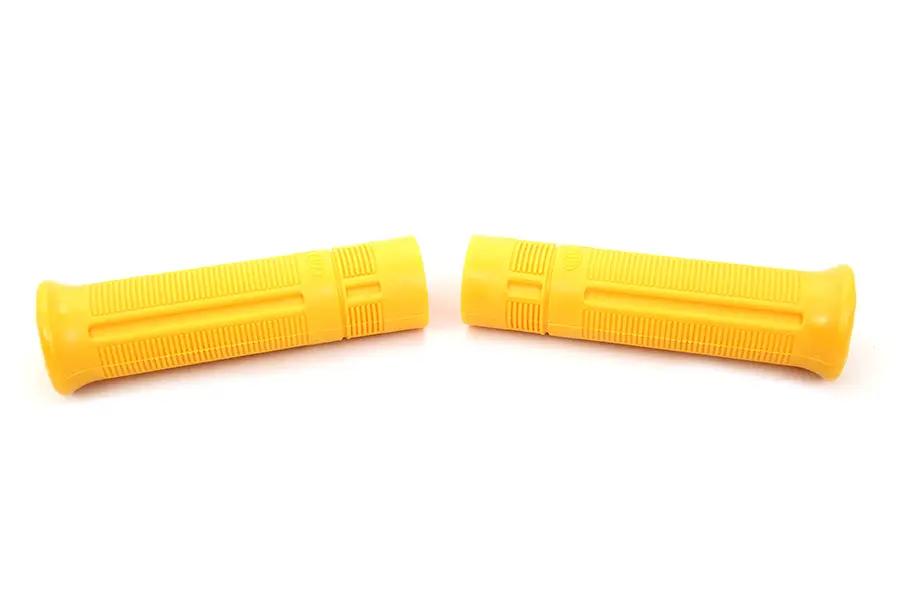 V-Twin Yellow Beck Plastic Grip Set for Indian Chiefs and Harley Davidson J Models by V-Twin