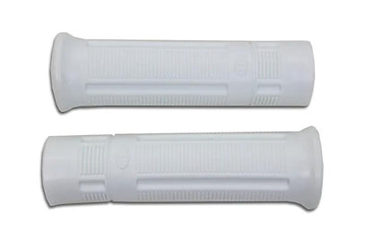 V-Twin White Beck Plastic Grip Set for Harley Davidson J Models (1936-1952) by V-Twin