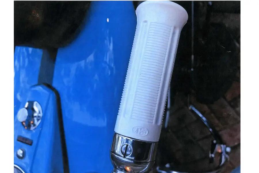 V-Twin White Beck Plastic Grip Set for Harley Davidson J Models (1936-1952) by V-Twin