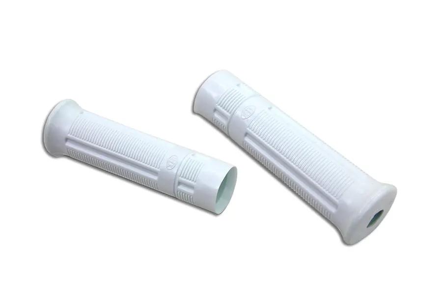 V-Twin White Beck Plastic Grip Set for Harley Davidson J Models (1936-1952) by V-Twin