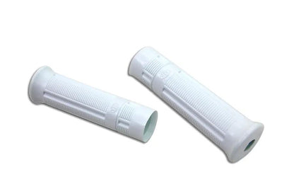 V-Twin White Beck Plastic Grip Set for Harley Davidson J Models (1936-1952) by V-Twin