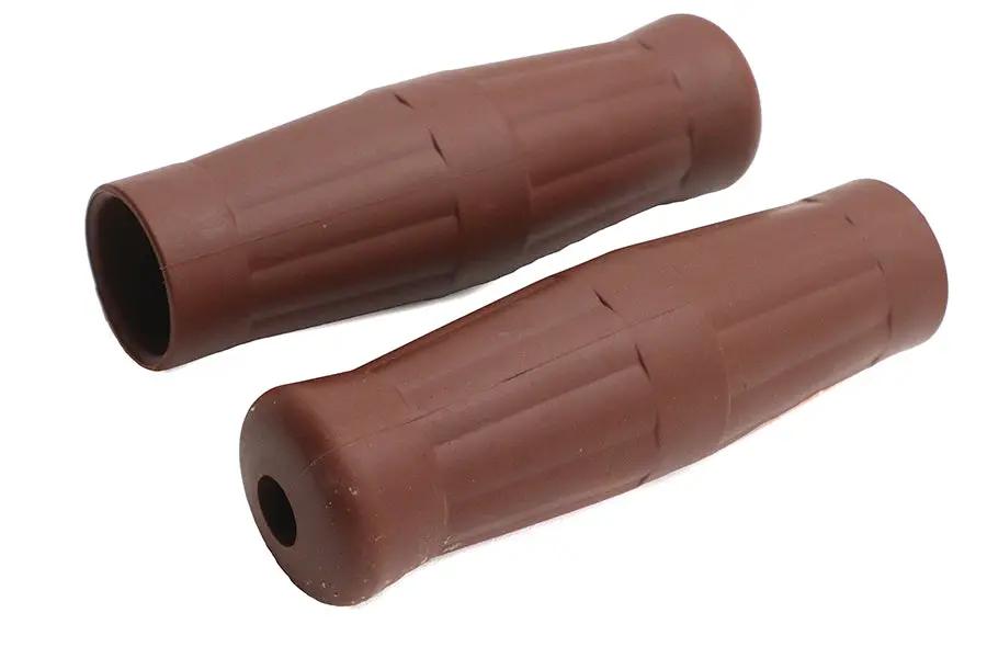 Wyatt Gatling 17-0518BR Brown Grip Set in 1909 Style for Harley Davidson Motorcycles by Wyatt Gatling