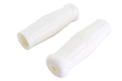 Colony Long Handlebar Grip Set for Harley Davidson EL Models - White Rubber by Colony