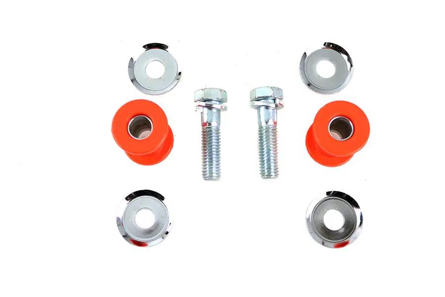 V-Twin 1/2 Inch-13 x 2 Inch Heavy Duty Riser Bolt Bushing Kit for Harley Davidson FLT and FLH by V-Twin