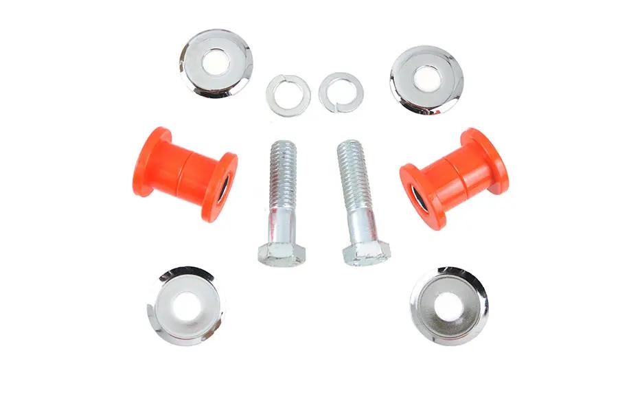 V-Twin 1/2 Inch-13 x 2 Inch Heavy Duty Riser Bolt Bushing Kit for Harley Davidson FLT and FLH by V-Twin