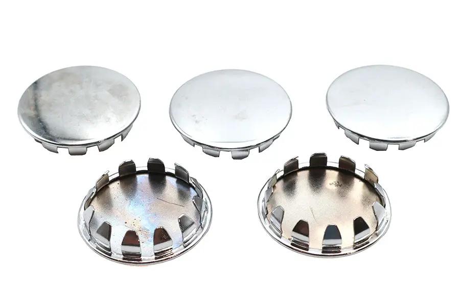 Gardner-Westcott Chrome Visor Snap-In Hole Plug for Harley Davidson XL (1959-1968) by Gardner-Westcott