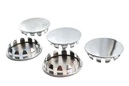 Gardner-Westcott Chrome Visor Snap-In Hole Plug for Harley Davidson XL (1959-1968) by Gardner-Westcott