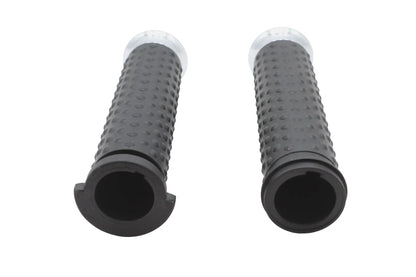 Wyatt Gatling Deluxe Grip Set Chrome for Harley Davidson FLT Models (2011-2017) by Wyatt Gatling