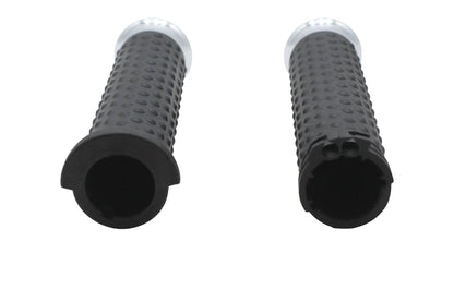 Wyatt Gatling Deluxe Chrome Throttle by Wire Grip Set for Harley Davidson Motorcycles by Wyatt Gatling