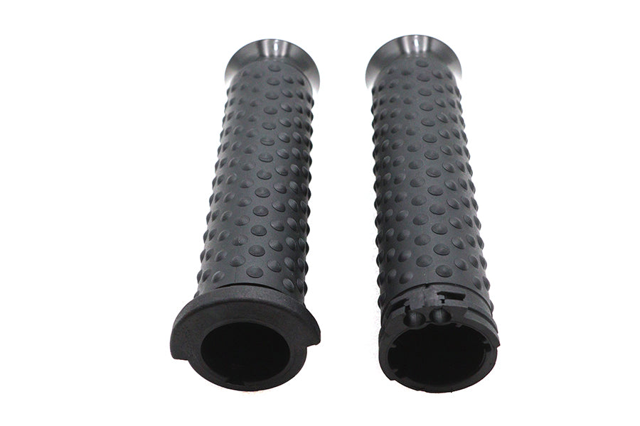Wyatt Gatling Deluxe Throttle-by-Wire Grip Set Black