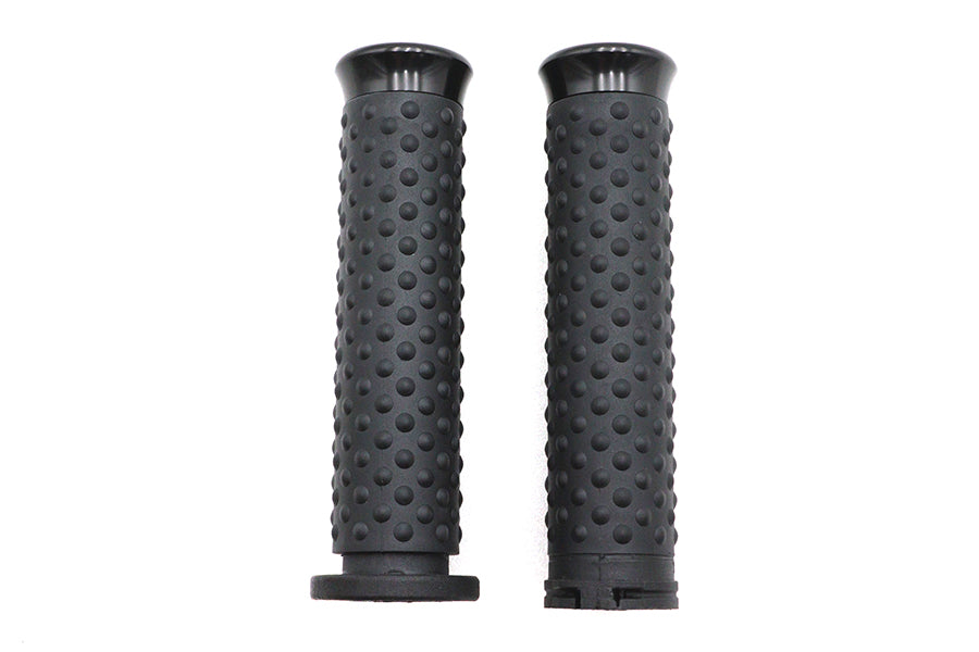 Wyatt Gatling Deluxe Throttle-by-Wire Grip Set Black