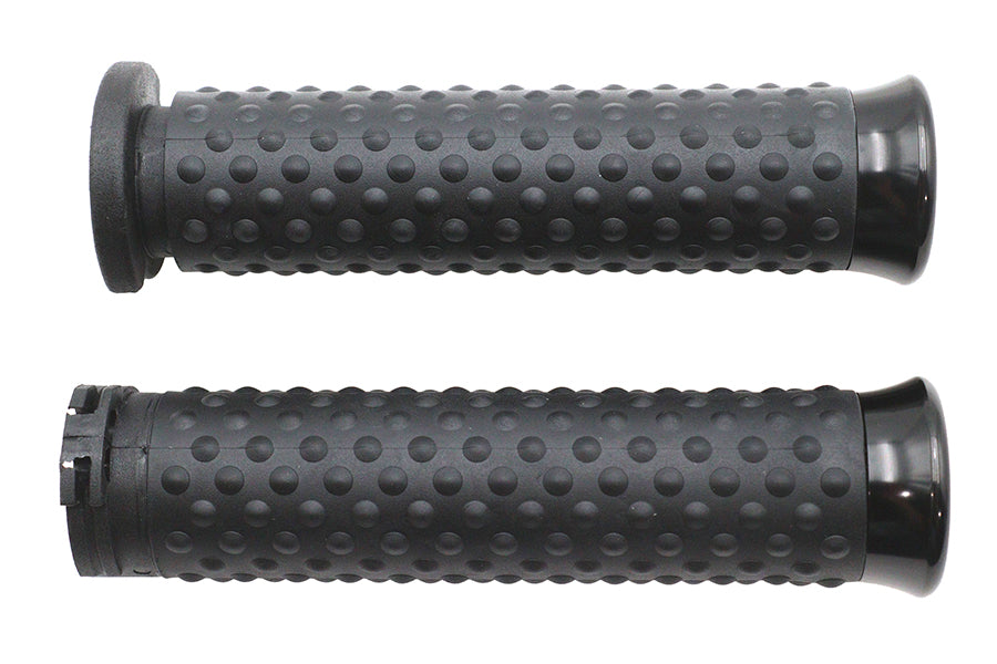 Wyatt Gatling Deluxe Throttle-by-Wire Grip Set Black