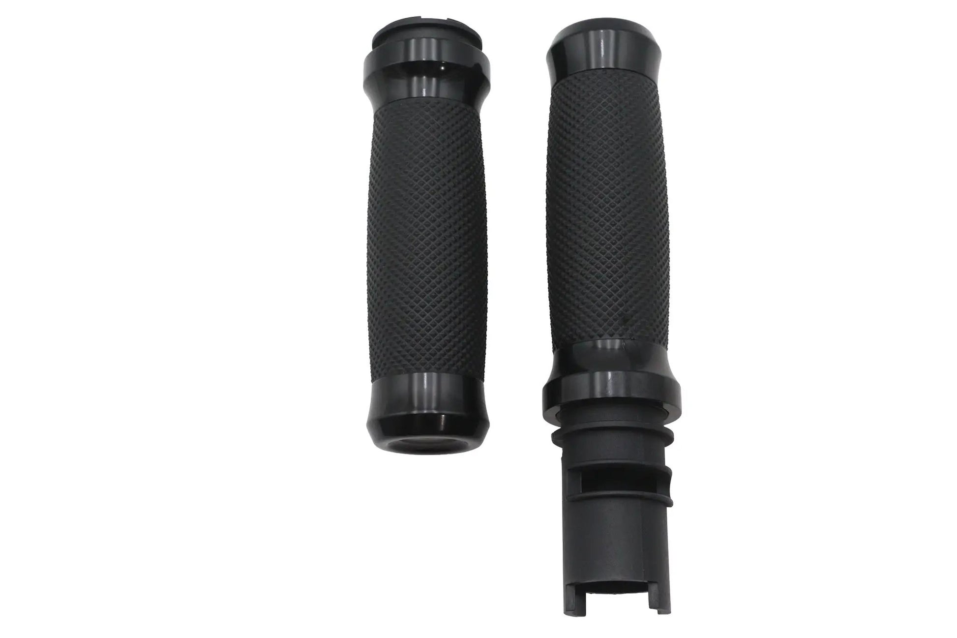 V-Twin Diamond Style Grip Set Black for Harley Davidson Touring Models Part 79100B by V-Twin