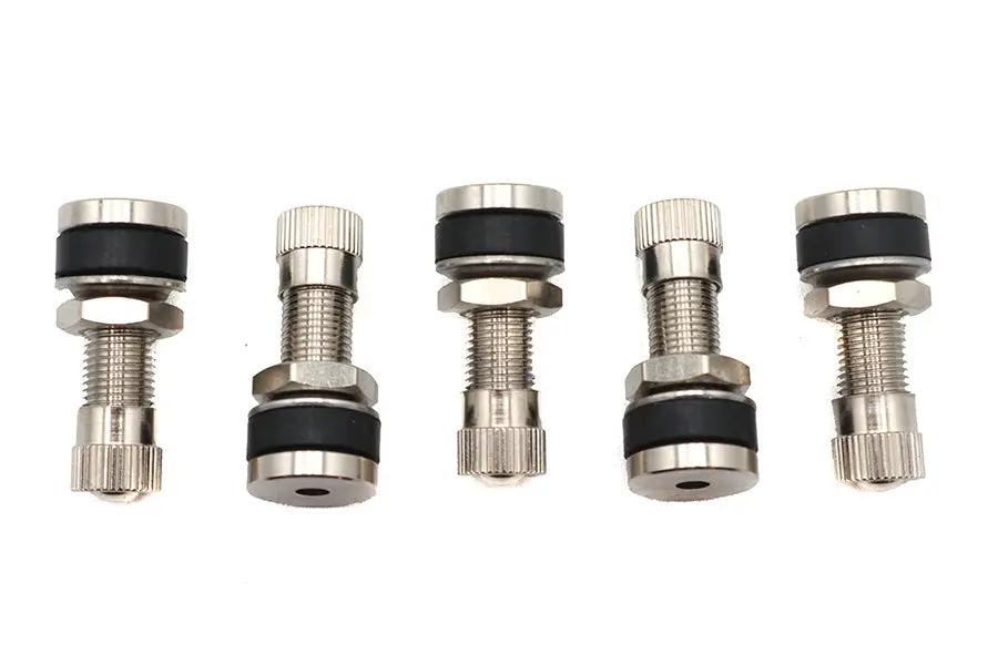 V-Twin Tubeless Tire Valve for Mag Style Rims, Chrome - Part 99-6210-5 by V-Twin