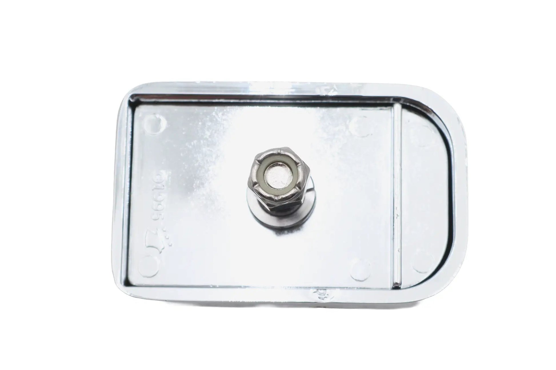 Ultima Diamond Rear Brake Pedal Pad - Chrome with Rubber Inlay, Part 22-167 by Ultima
