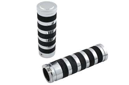 V-Twin O-Ring Style Handlebar Grip Set for Harley Davidson Motorcycles by V-Twin