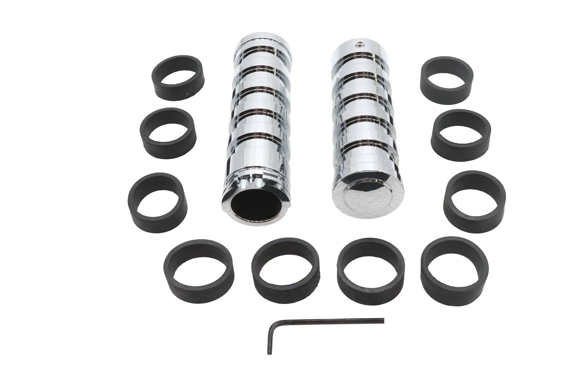 V-Twin O-Ring Style Handlebar Grip Set for Harley Davidson Motorcycles by V-Twin