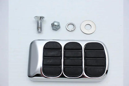 V-Twin Chrome Brake Pedal Pad for Harley Davidson FLT Models - Part 35-0138 by V-Twin