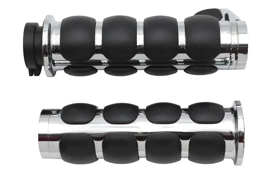 Ultima Cushioned TBW Grip Set with Chrome Ends - Part #35-202 by Ultima