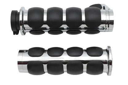 Ultima Cushioned TBW Grip Set with Chrome Ends - Part #35-202 by Ultima