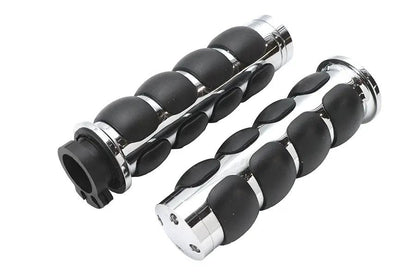 Ultima Cushioned TBW Grip Set with Chrome Ends - Part #35-202 by Ultima