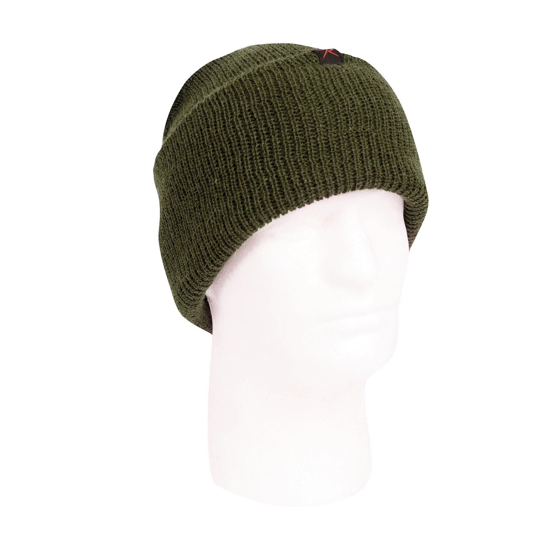 Rothco Wool Watch Cap Olive Drab – Insulating Military-Style Knit Hat for Cold Weather