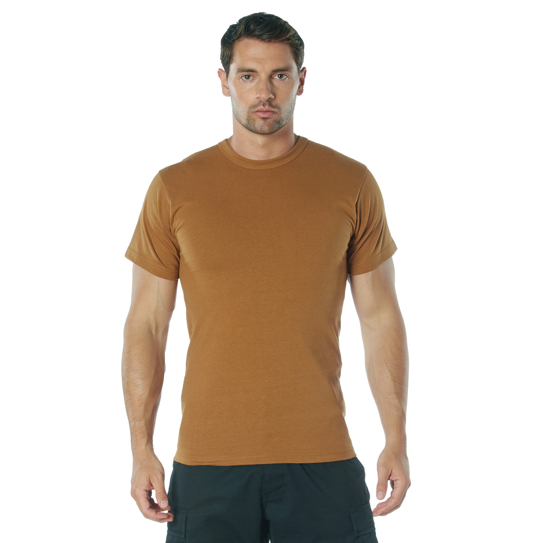 Rothco Heavyweight T-Shirt in Work Brown – Size 3XL for Durable Comfort and Versatility