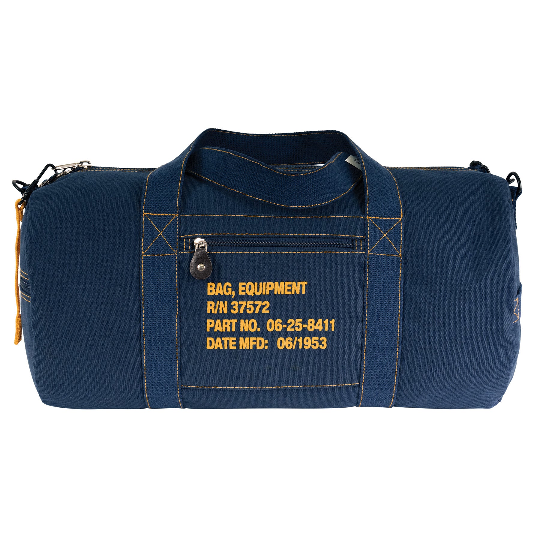 Rothco Canvas Equipment Bag Navy Blue – 19-Inch Heavy Duty Duffel for Travel, Work, and Sports