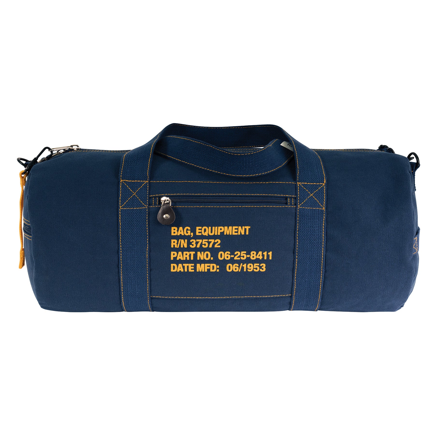 Rothco Canvas Equipment Bag Navy Blue, 24-Inch Heavy-Duty Duffle for Travel and Outdoor Use