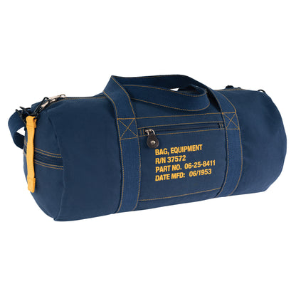 Rothco Canvas Equipment Bag Navy Blue, 24-Inch Heavy-Duty Duffle for Travel and Outdoor Use