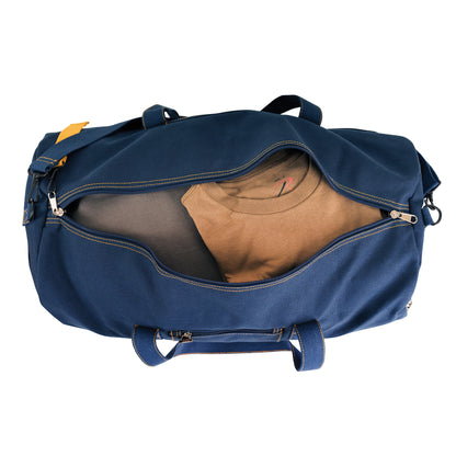 Rothco Canvas Equipment Bag Navy Blue, 24-Inch Heavy-Duty Duffle for Travel and Outdoor Use