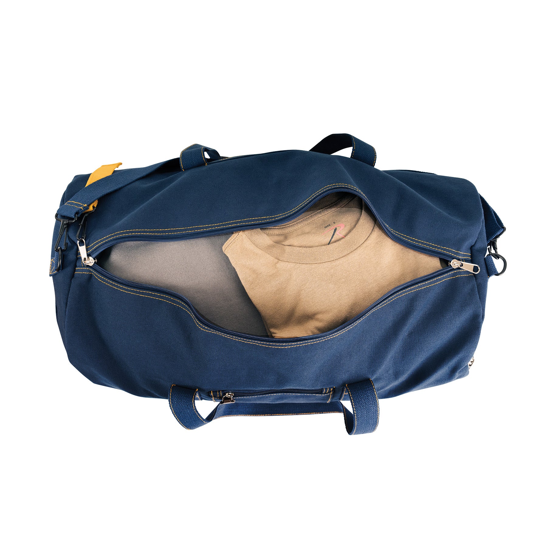 Rothco Canvas Equipment Bag Navy Blue – 19-Inch Heavy Duty Duffel for Travel, Work, and Sports
